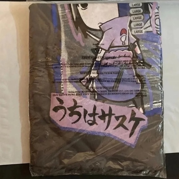 (NWT) Naruto Sasuke Graphics T-Shirt in Gray - Picture 4 of 4